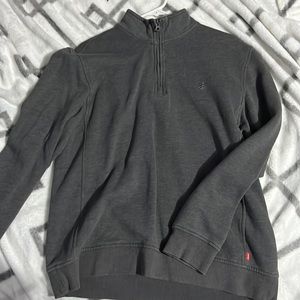 zip up crewneck